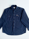 Carhartt Cotton Button-Down Work Shirt – Navy (2XL)