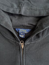 Polo Ralph Lauren Black Zip-Up Hoodie – Red Pony Logo (L)
