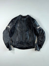 Joe Rocket Black Perforated Leather Motorcycle Racing Jacket (L)