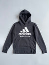 Adidas Athletics Logo Hoodie | Black | Big Spellout (M)