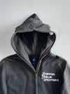Nippon Blue Fighter Luchador Graphic Zip Hoodie (S/M)