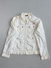Reebok Classic Lightweight Zip Jacket Off-White with Lion Crest Women’s (S)