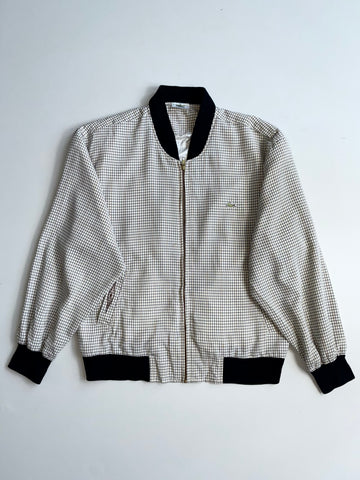 Vintage Lacoste Checked Bomber Jacket – (L)