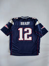 Reebok x NFL | New England Patriots #12 Football Jersey | Navy (2XL)