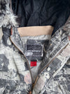 Vintage Oakley Archive Map Print Fur Hood Technical Parka Jacket (XL)