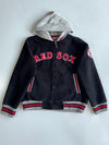 MLB Boston Red Sox Hooded Fleece Jacket – Black/Grey (S)