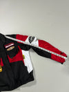 Vintage FLM Red Black Patch Racing Jacket Fully Padded (M)