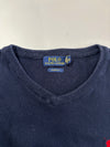 Polo Ralph Lauren V-Neck Cotton Knit Sweater – (M)