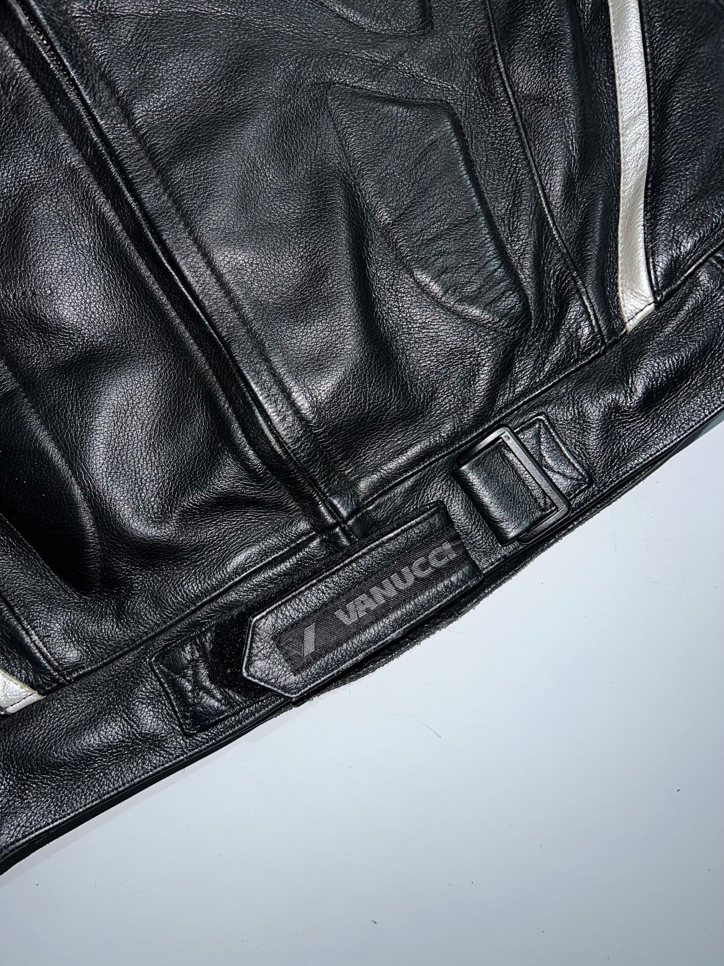 Z Original Leather Racing Jacket (RARE FIND) (Padding) (S/M)