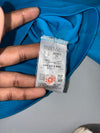 Puma | Cat Logo Long Sleeve Performance Polo | Electric Blue & Orange (2XL)