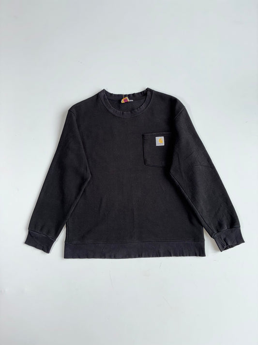 Carhartt | Black Pocket Crewneck Sweatshirt | (M)