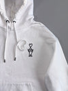 AMI Paris | x Jean Jullien Limited Edition Hoodie | White | No. 086/150 {Ultra Rare} (L)