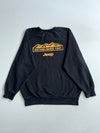 Vintage Jeep Embroidered Raglan Crewneck Sweatshirt – Black (L)