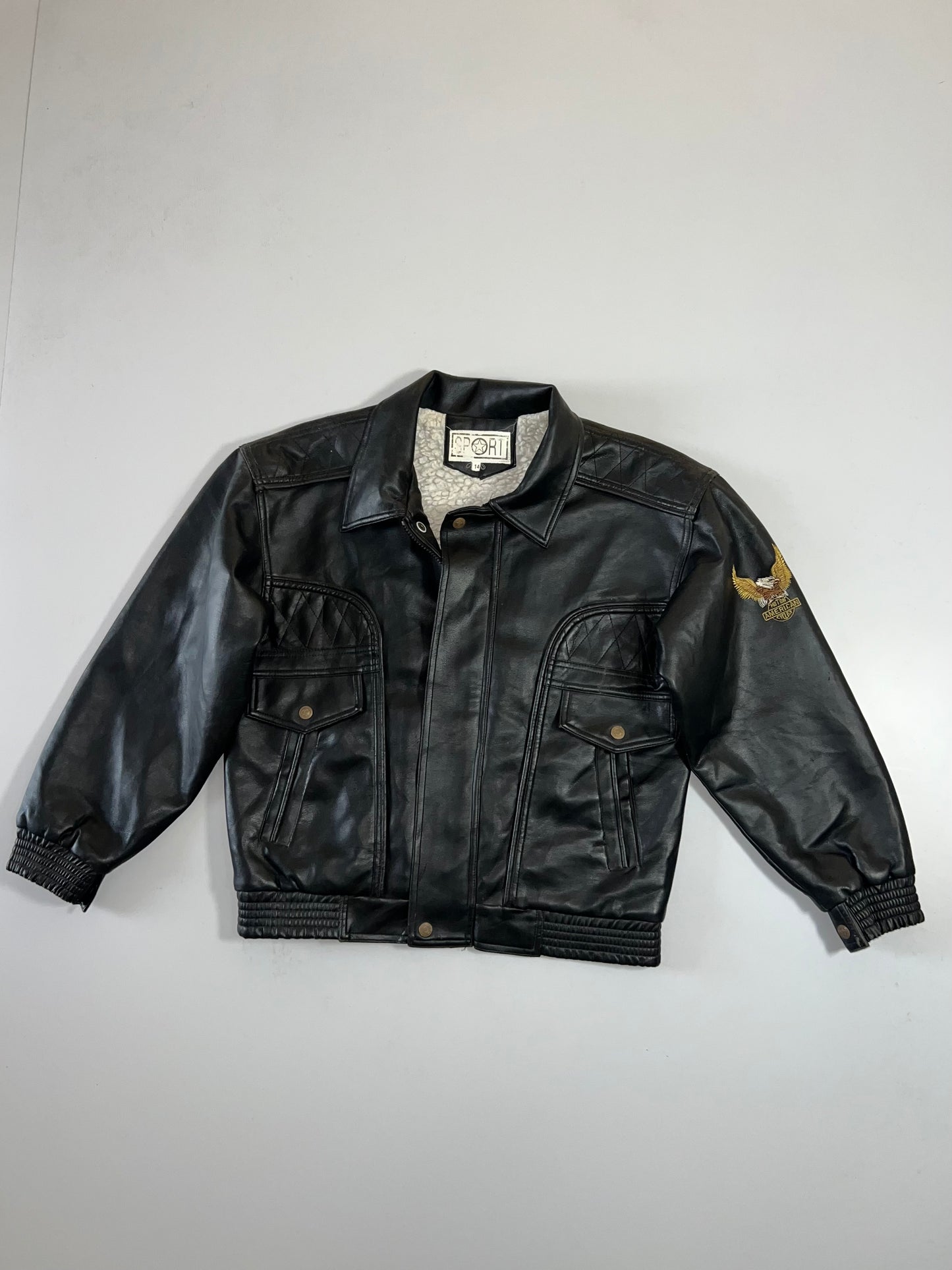 ZSuper Premium Vintage Leather Jacket (S/M)