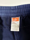 Puma Navy Track Pants with Yellow Zip Elastic(W:32|L:41)