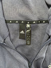 Adidas Navy Colorblock Tech Zip Hoodie –(S)