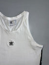 Adidas Originals White Tank Top with Taping (M)