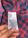 Tommy Jeans Plaid Flannel Shirt – Red (M)