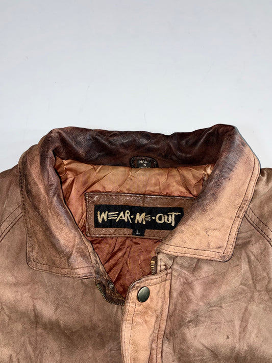 Wear Me Out Premium Original Leather Jacket (L)