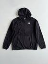 The North Face Fleece Pullover Hoodie with Zip Kangaroo Pocket – Black – (XL)