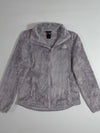 The North Face Osito Fleece Jacket  Grey Fuzzy Full-Zip Women’s (S)
