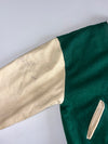 Seed Boy 76 Green Varsity Leather Sleeve Jacket (M/L)