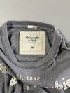 Abercrombie & Fitch Appliqué Logo Long Sleeve Tee (M)