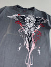 Rusty Neal Winged Crest Graphic Tee(M)