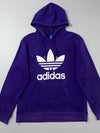 Adidas Originals Trefoil Big Logo Purple Pullover Hoodie (M)