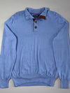 Polo Golf Ralph Lauren Sky Blue Merino Wool Henley Sweater – (M)