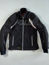 FLM Racing Technology Cordura Softshell Motorcycle Jacket – Black / Grey Padded (L)