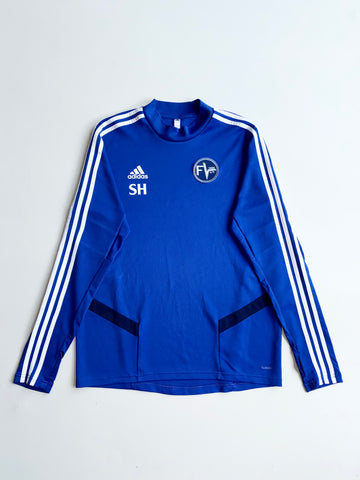 Adidas Climacool Royal Blue 3-Stripe Football Training Top (L)