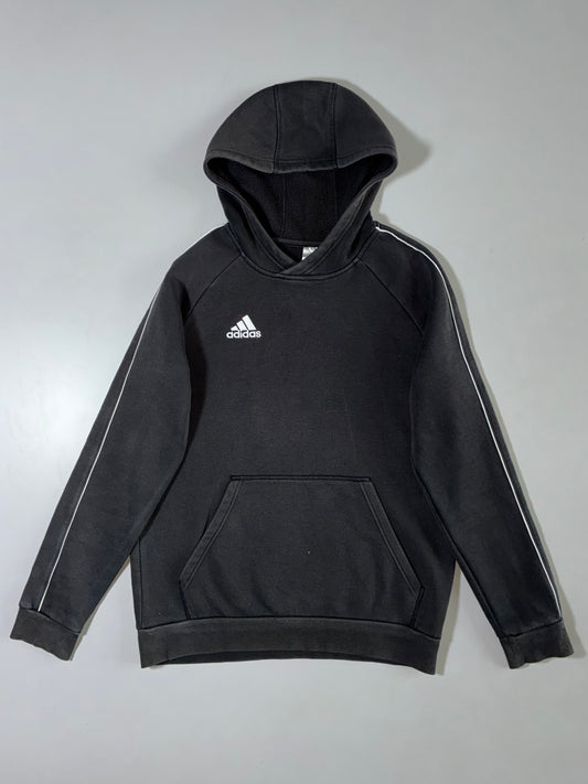 Adidas Black Piped Pullover Hoodie (M)