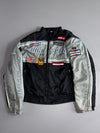 Polo “High Speed Racing Team” Bomber Jacket – Black/Silver Motorsport Patches(Paded) (3XL)