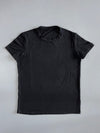 Plain Black Basic Crew Neck T-Shirt (L)