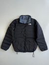 The North Face Reversible Nuptse Puffer Down Jacket Black Grey Marl Summit Series (M)