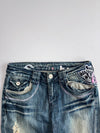 Big Train Osaka Tiger Embroidered Flare Jeans Women's (W:29) (L:40)