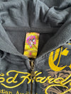 Ed Hardy | Black Gold Eternal Love Tiger Zip Hoodie Women’s (Xs)