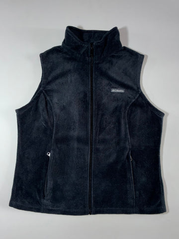 Columbia Fleece Full-Zip Vest - Black Women’s (XL)