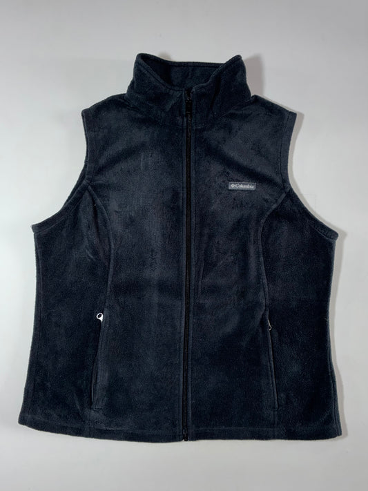 Columbia Fleece Full-Zip Vest - Black Women’s (XL)