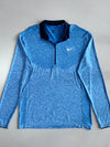Nike Golf Dri-FIT Blue Quarter Zip Performance Tee (L)