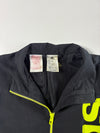 Vintage Adidas Neon Linear Logo Track Jacket – Black (XS)