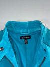 Le Chateau Teal Suede Moto Jacket Women’s (XXS)