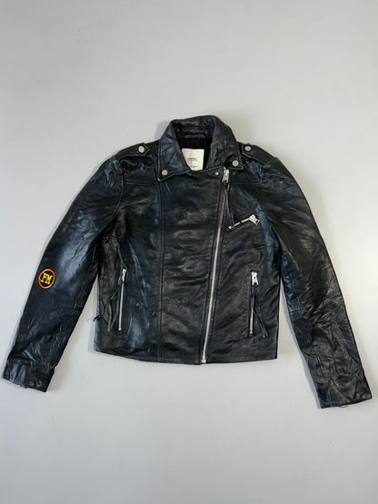 !                                                                                                                                                                                                                    Mango Original Leather Jacket (XS)
