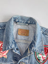 Vintage Levi’s Original Denim Vest With custom Patches (S/M)