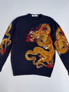 ZPlayboy Japan Dragon Knit – Heavy Graphic Sweater (RARE) (S/M)
