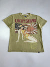 Rare Joe Brown Lucky Strike Pin-Up T-Shirt (M)