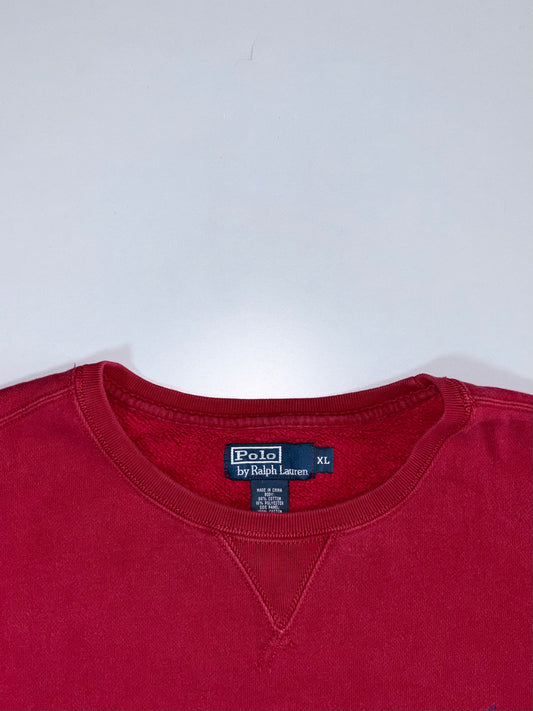 Polo by Ralph Lauren Crewneck Sweatshirt (Maroon) – Size (2XL)