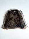 5th Street Jeans Sherpa Lined Military Bomber Jacket – Washed Grey (L)
