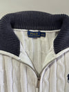 Polo Ralph Lauren Cable Knit Full Zip Sweater – (L)
